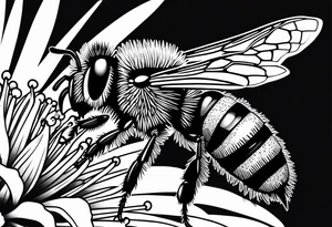 bumble bee tattoo idea