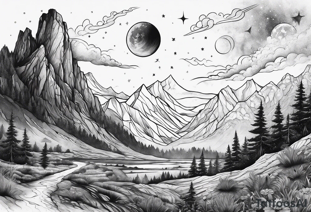 milkway tattoo idea