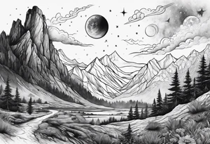 milkway tattoo idea