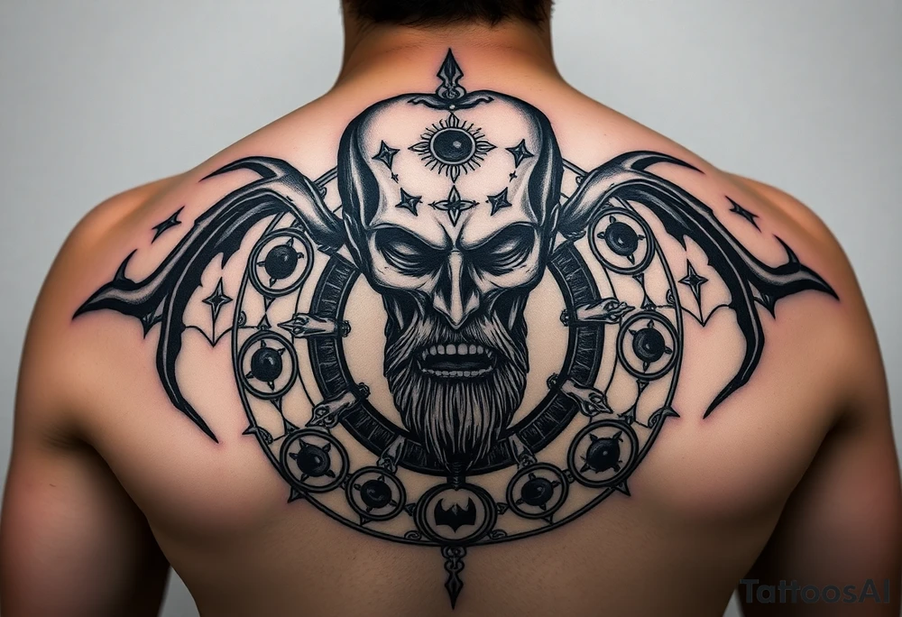 Dante 9 circles of hell full back tattoo tattoo idea