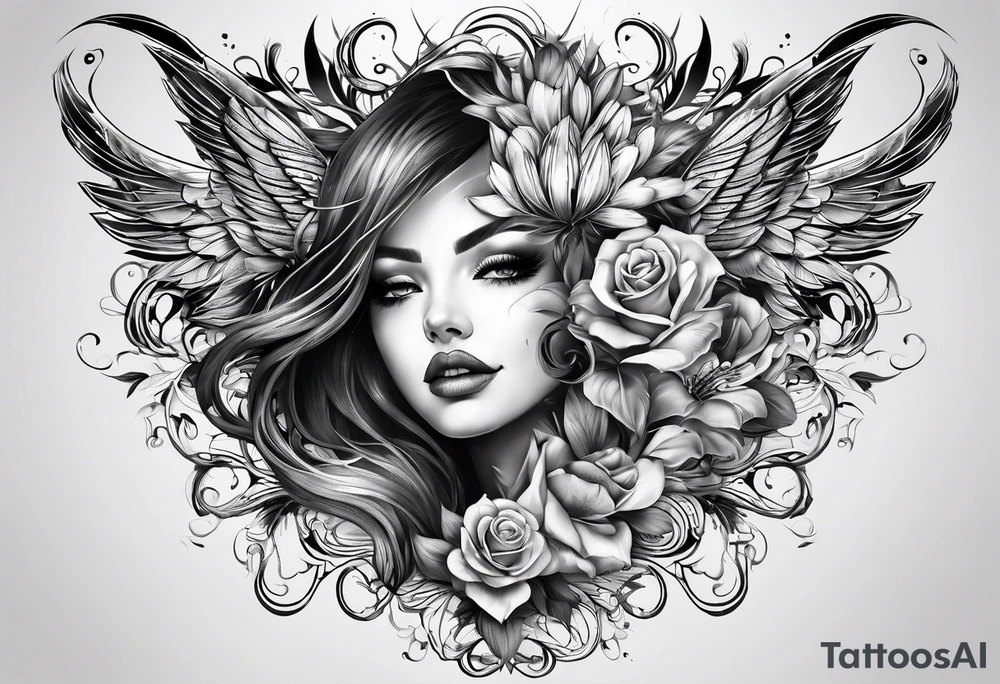 Skin ripping tattoo idea