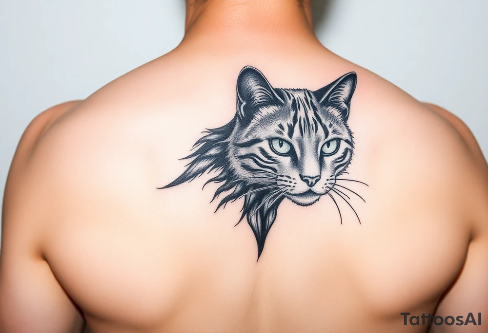 Black Cat tattoo idea