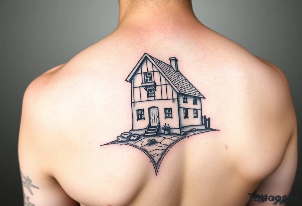 Gaelic representation of my son growing up and leaving home tattoo idea