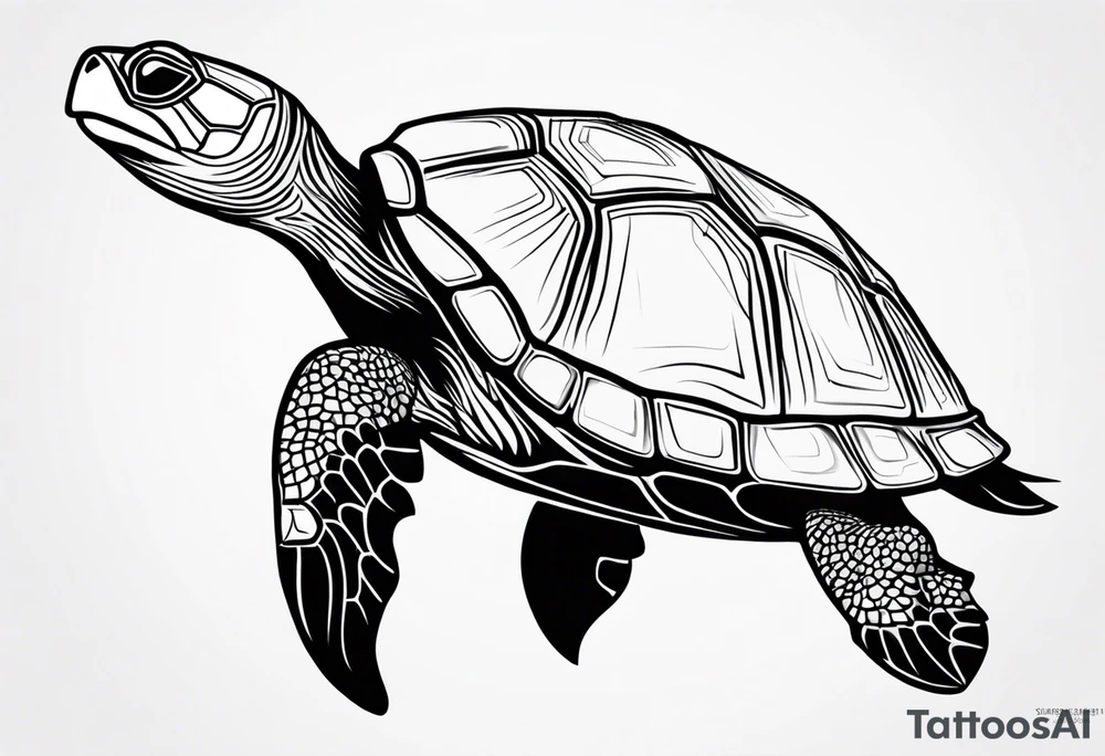 Turtle tattoo idea
