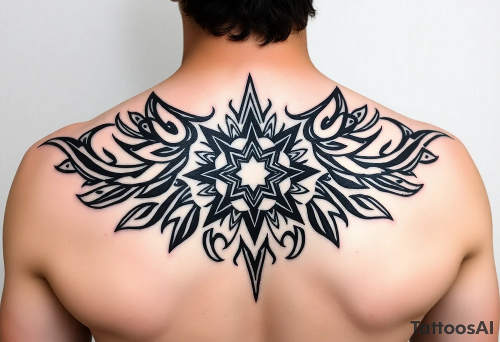 Extra large 
Female full back tattoo garden of eden tattoo idea