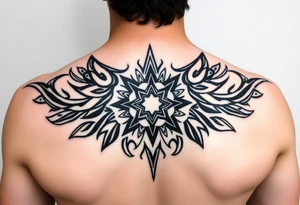 Extra large 
Female full back tattoo garden of eden tattoo idea