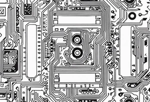 circuit boards tattoo idea