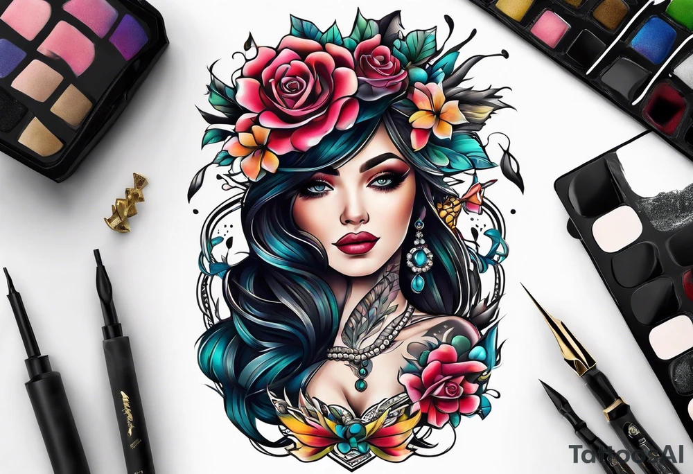 Girly tattoo idea
