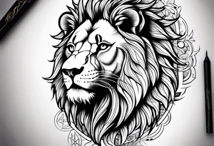 Lion tattoo idea