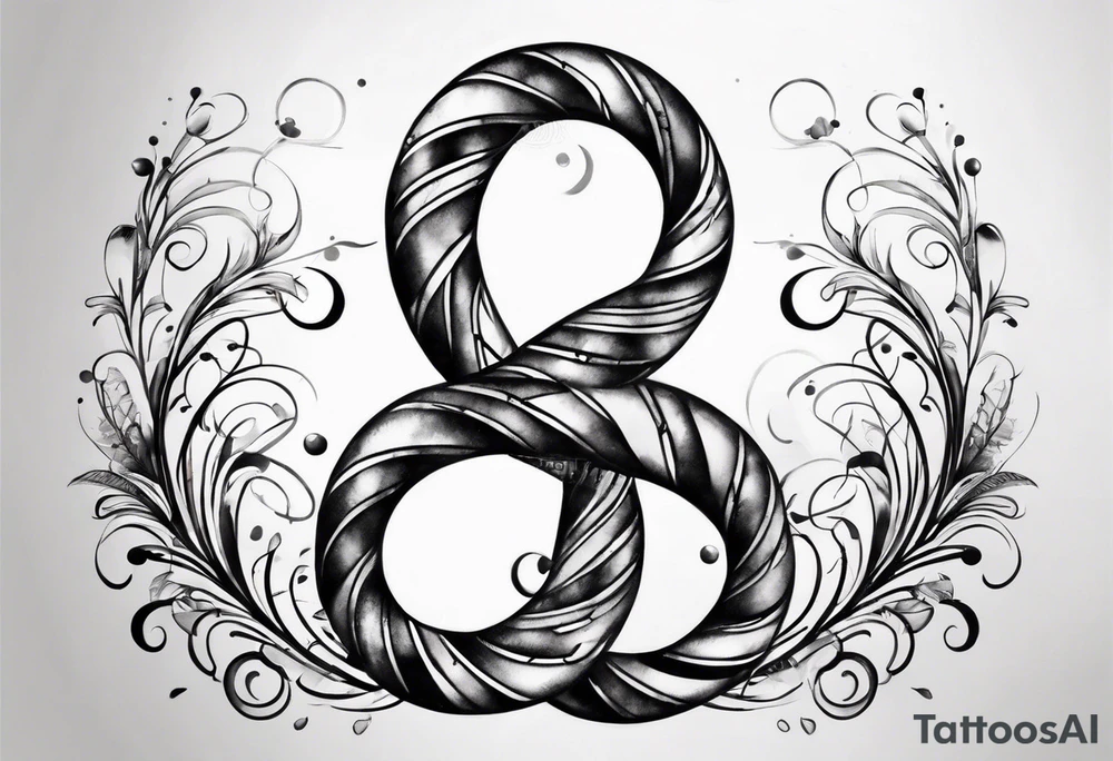 DNA strand tattoo idea
