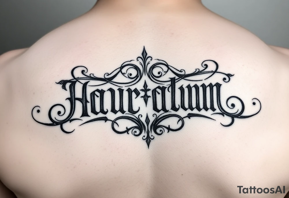 Can you crate ambigram phrases? tattoo idea