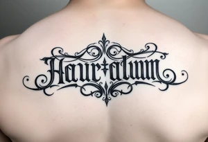 Can you crate ambigram phrases? tattoo idea