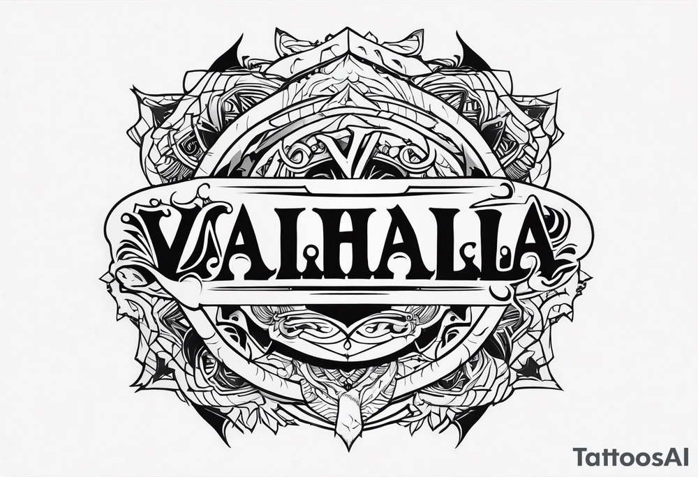 Valhalla tattoo idea