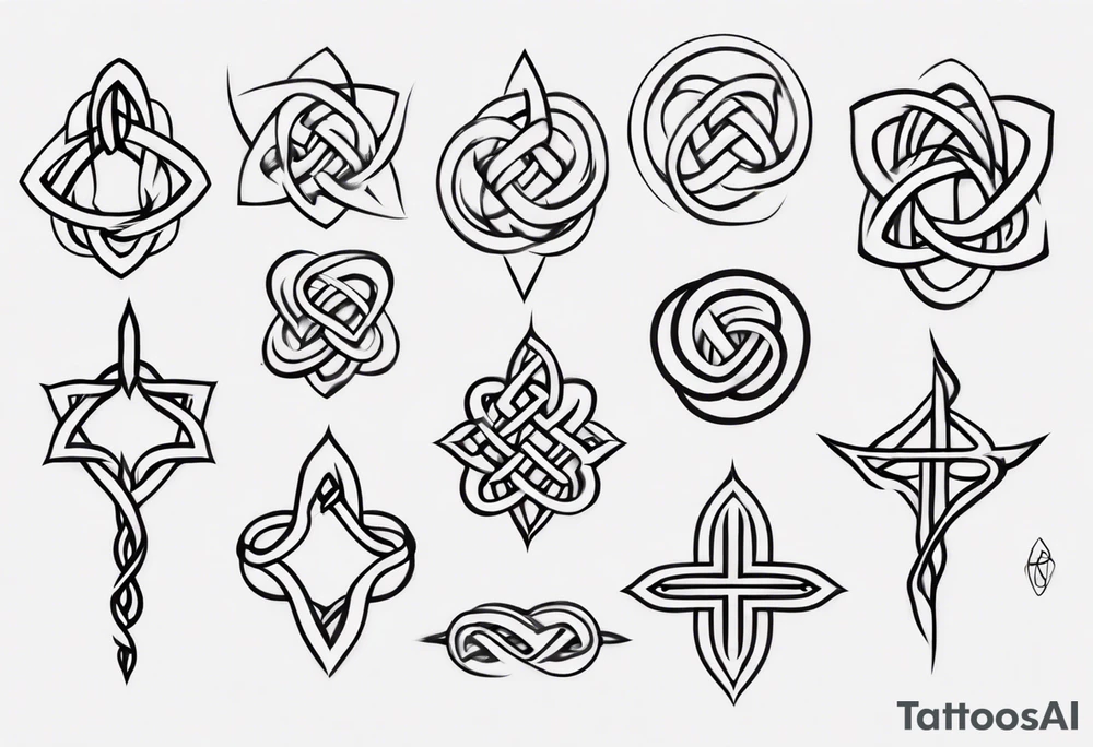Prime knot 6,1 but very simple and clean tattoo idea