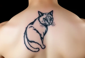 Black Cat tattoo idea