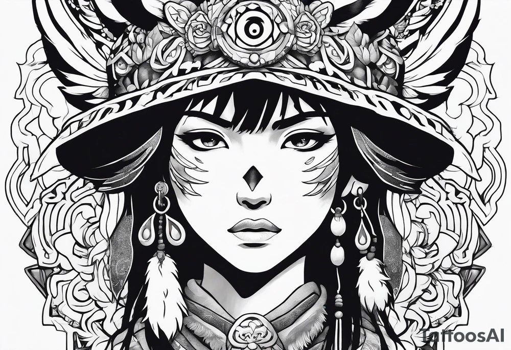 Princess momonoke tattoo idea
