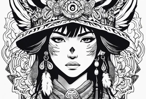 Princess momonoke tattoo idea