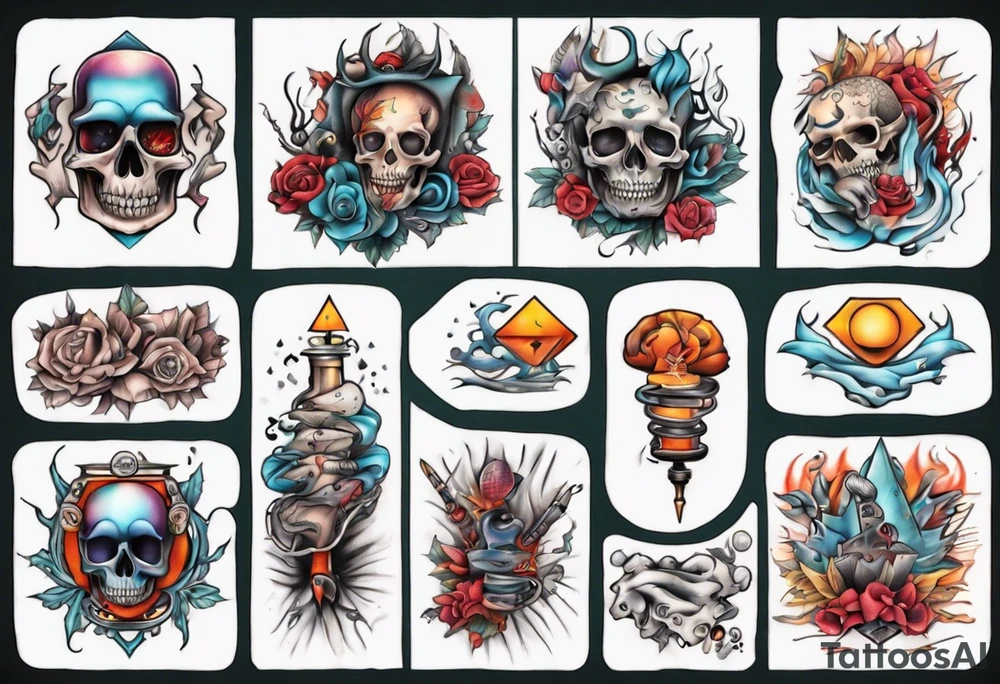 Addiction tattoo idea