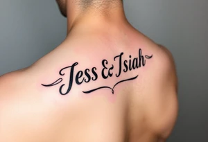 Jess & Isiah tattoo idea