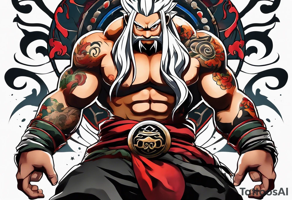 Sage mode jiraiya tattoo idea
