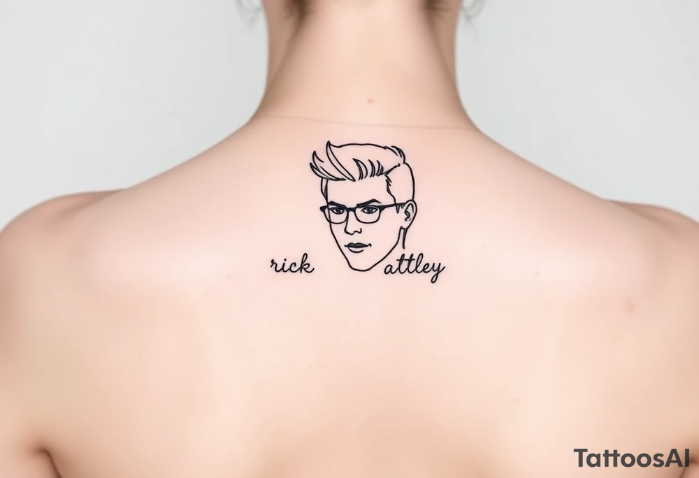Rick Astley meme tattoo idea