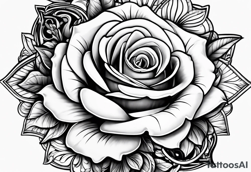 Jasmina with a rose tattoo idea