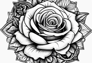 Jasmina with a rose tattoo idea