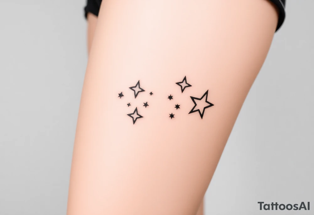 Stars tattoo idea