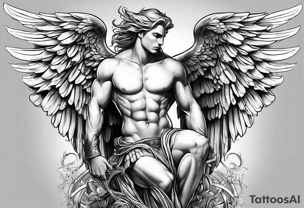 arc angel michael tattoo idea