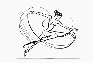 dancing tattoo idea