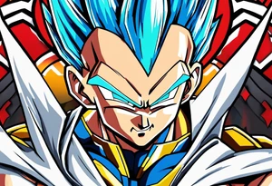Vegeta Ultra ego tattoo idea