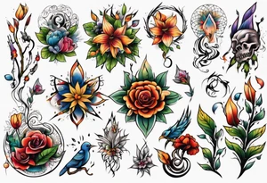 garden tattoo idea