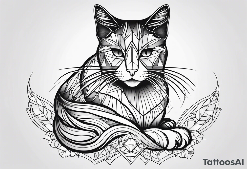 Black Cat tattoo idea
