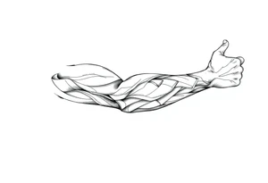 bold line tattoo idea