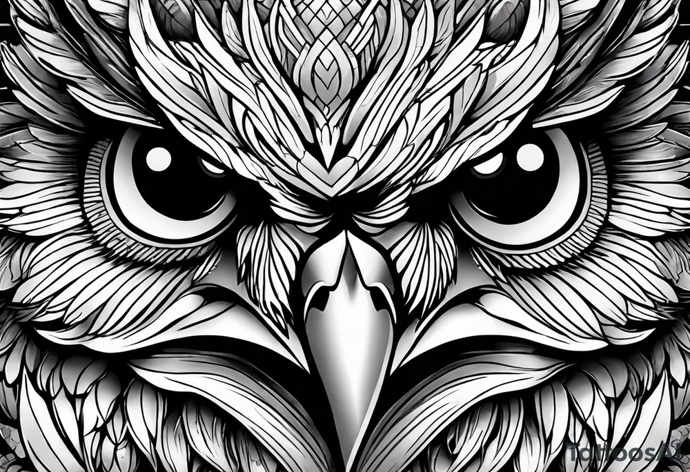 Owl tattoo idea