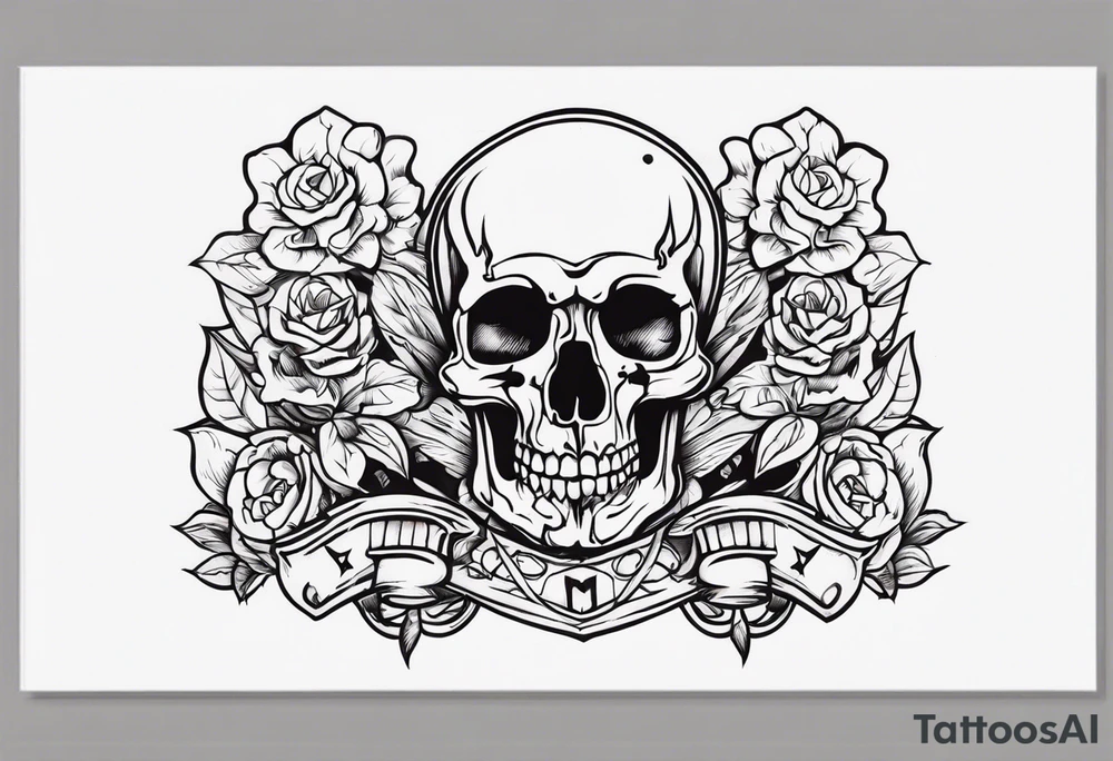 Bones and promises tattoo idea