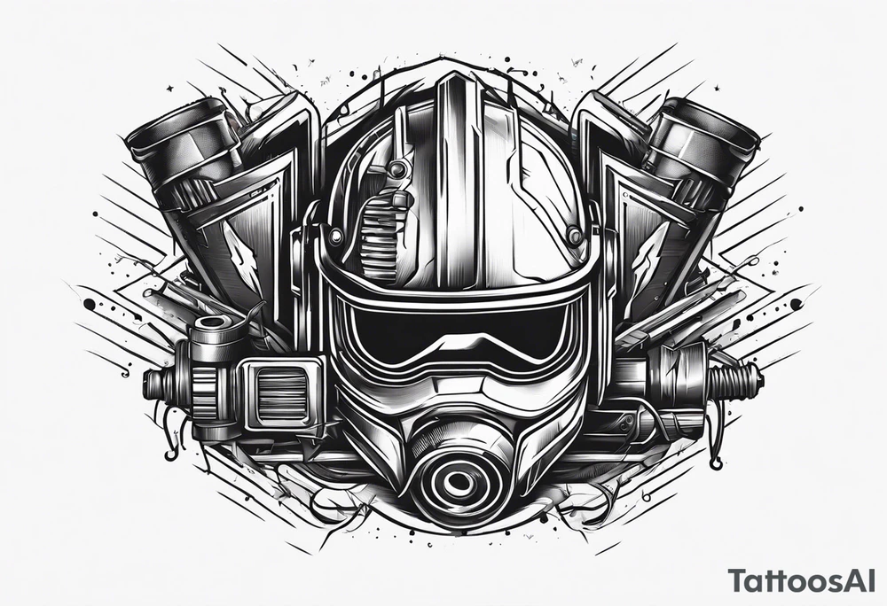 Welding,sparks,power tools tattoo idea