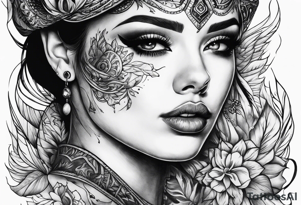 black smoke tattoo idea