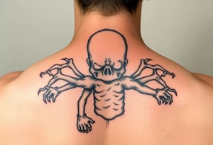 Voodoo doll that looks like Homer Simpson tattoo idea