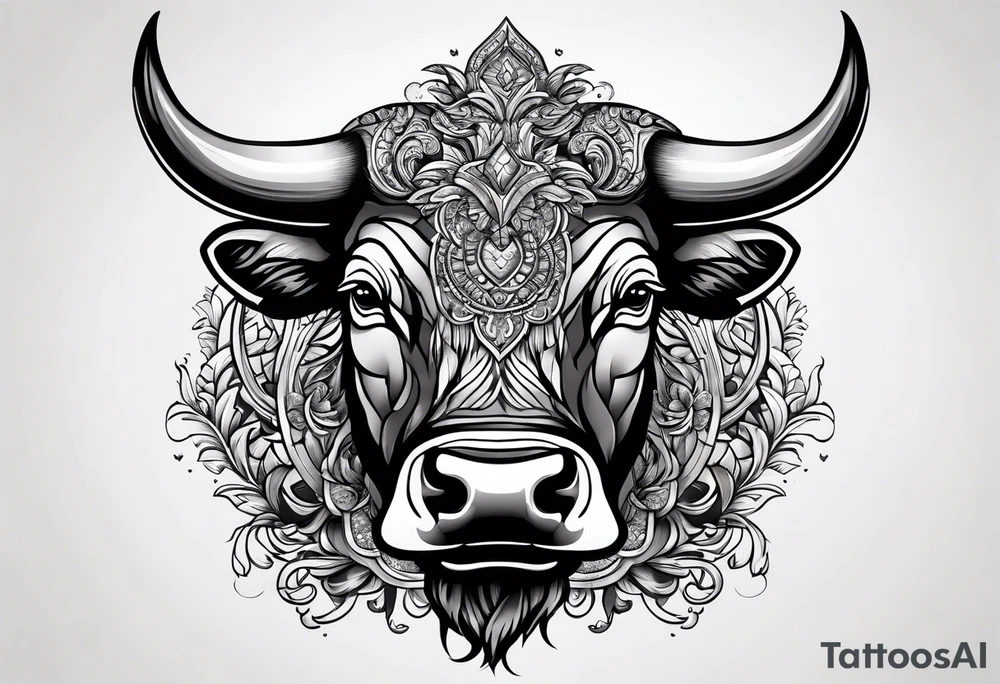Bull tattoo idea