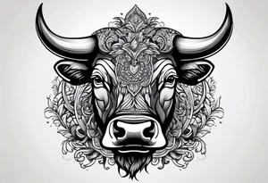 Bull tattoo idea