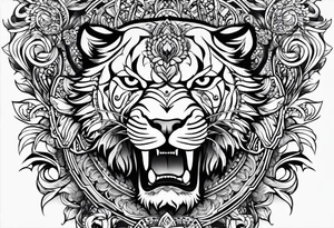 Full tattoo for back tattoo idea