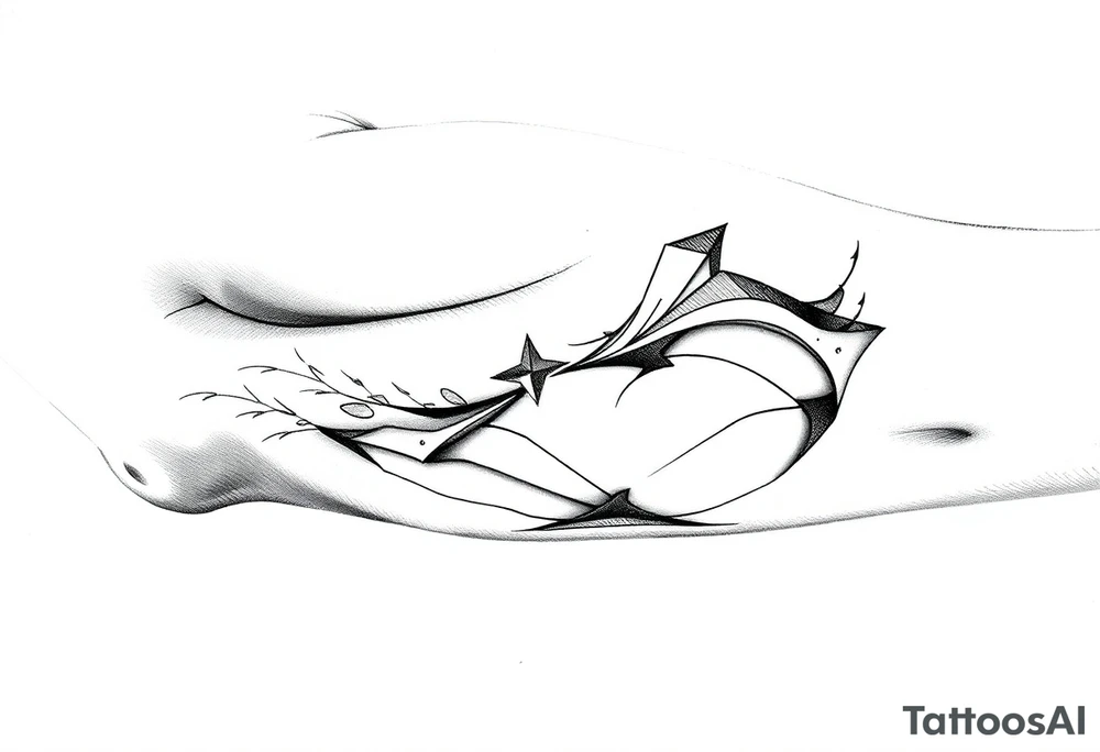 Arm sleeve muscial tattoo idea