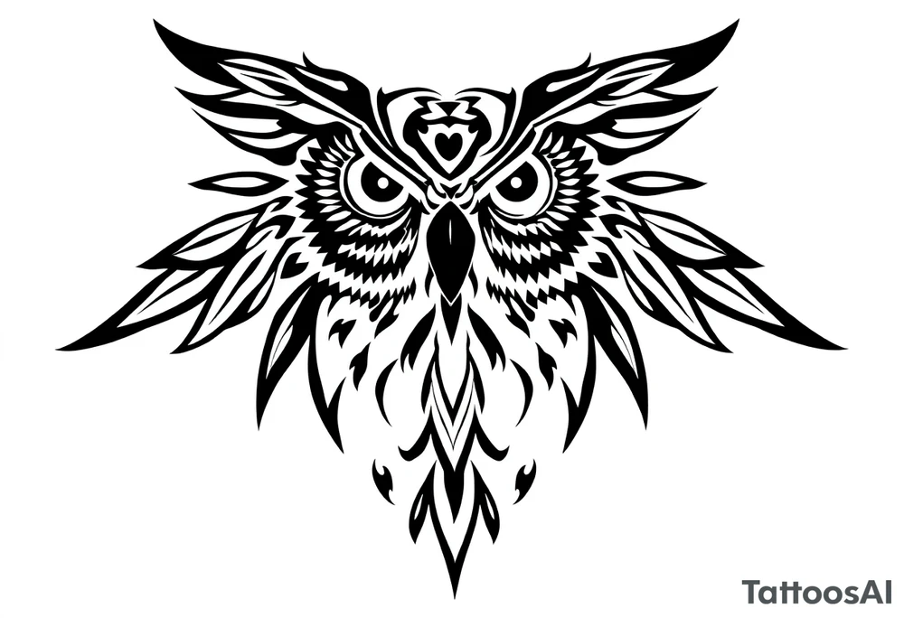 Owl tattoo idea