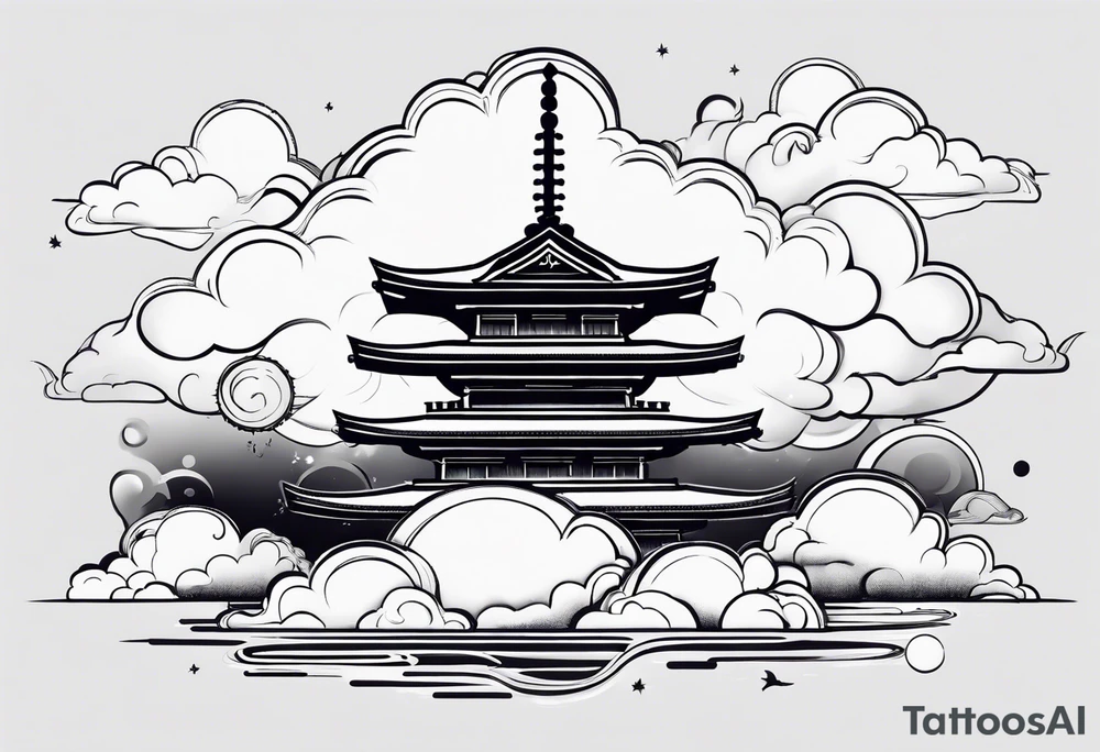 clouds tattoo idea
