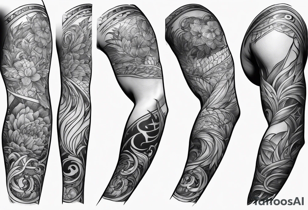 arm tattoo, virgo, irreligious, covers hole arm, timeline, tattoo idea