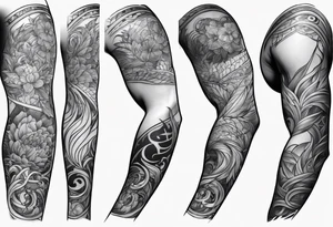 arm tattoo, virgo, irreligious, covers hole arm, timeline, tattoo idea