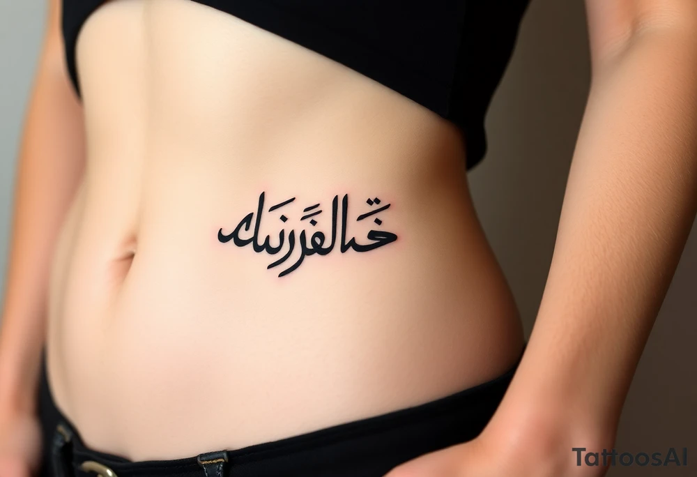 Ahmee as a script tattoo idea
