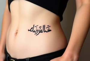 Ahmee as a script tattoo idea