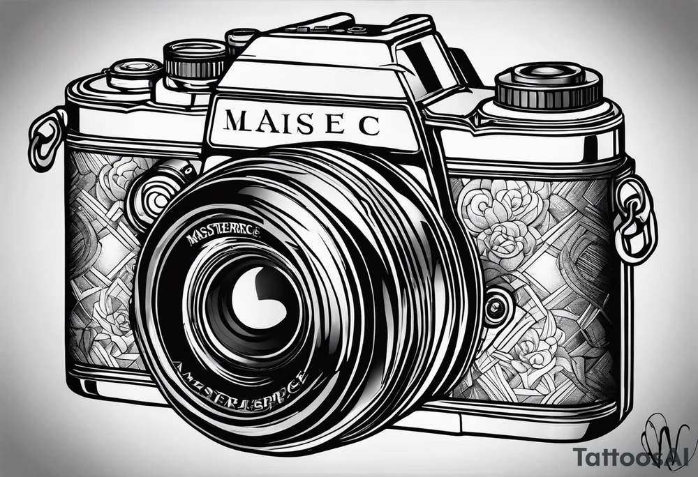 camera tattoo idea